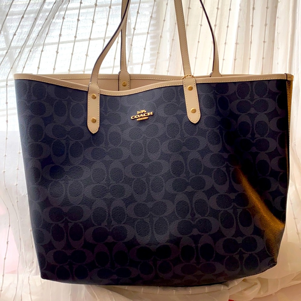 Reversible Coach Tote